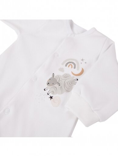 4-Piece Baby Layette Set MELLOW, EEVI, White 3