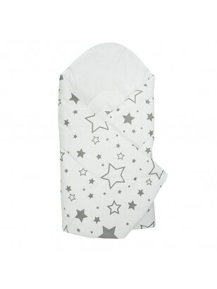 Konverts Ankras Stars, white/balts, 80x80 cm