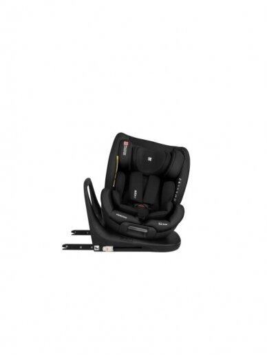 Car seat 40-150 cm i-View i-SIZE Black, Kikkaboo 4