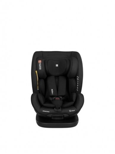 Autokrēsliņš KikkaBoo i-View i-Size, 0-36 kg, Black 8