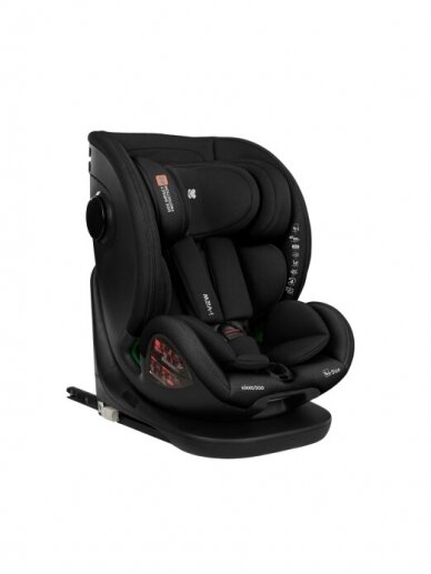 Car seat 40-150 cm i-View i-SIZE Black, Kikkaboo