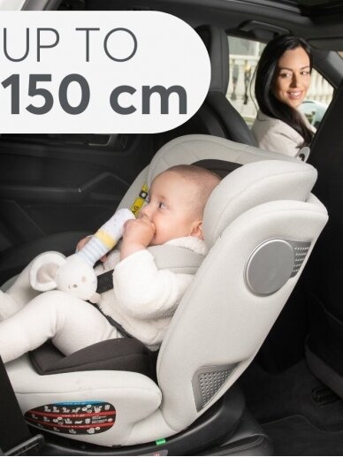 Car seat i-Size (40-150 cm), i-Moove Black, Kikkaboo 2