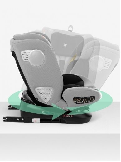 Car seat i-Size (40-150 cm), i-Moove Black, Kikkaboo 4