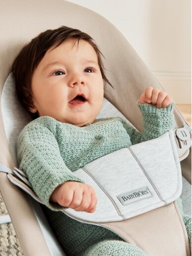 BABYBJÖRN bouncer BALANCE Soft Woven/Jersey, beige/grey, 005383 3