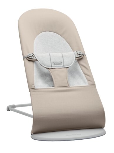 BABYBJÖRN bouncer BALANCE Soft Woven/Jersey, beige/grey, 005383