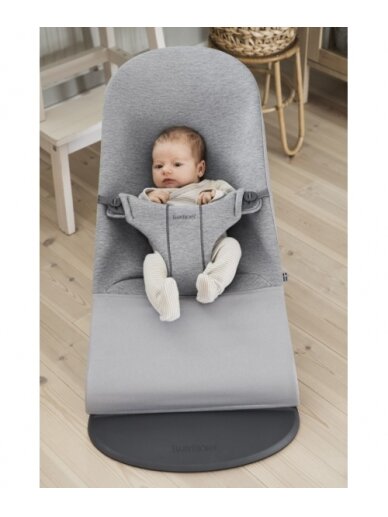 BABYBJÖRN šūpuļkrēsls Bliss , Light Grey, 3D Jersey 1