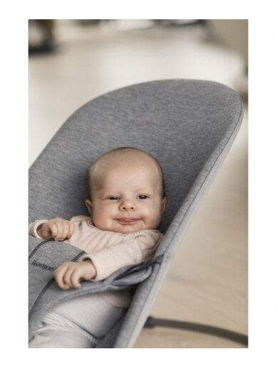 BABYBJÖRN šūpuļkrēsls Bliss , Light Grey, 3D Jersey 2