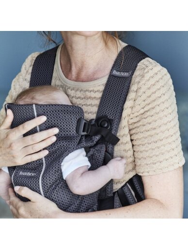 Babybjörn ķengursoma Baby Carrier Mini Mesh 3D, anthracite 1