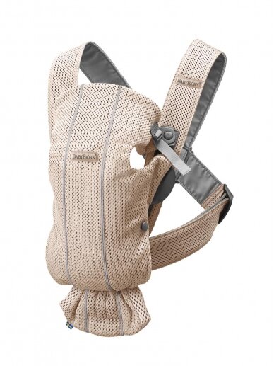 Babybjörn ķengursoma Baby Carrier Mini Mesh 3D, pearly pink