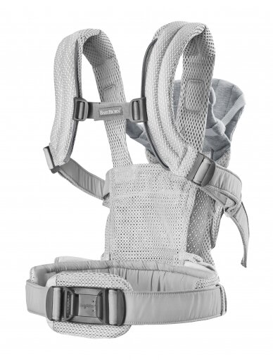 BABYBJORN ķengursoma HARMONY 3D Mesh, 088004, sudrabains 3