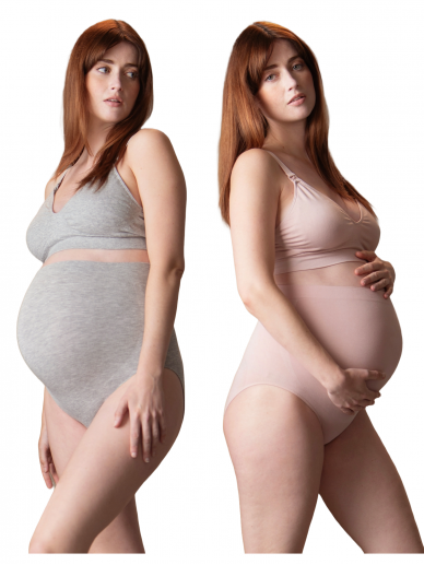 Twin Pack Bamboo Over Bump Maternity Briefs, Quinlan, Seraphine