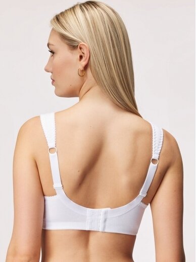 Plus size nursing bra by New Rosme (white) 1