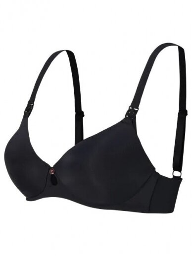 Nursing bra padded by Noppies (black)