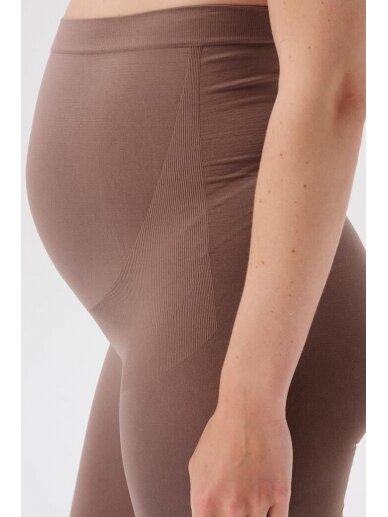 Seamless leggings Cara Sensil® Breeze - Deep Taupe, Noppies 1