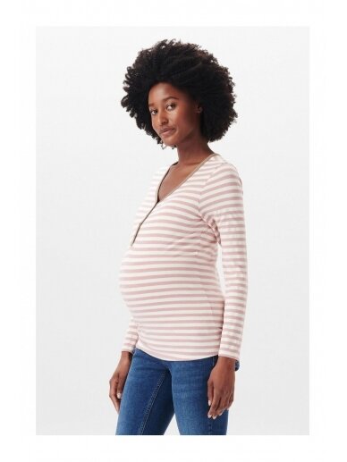 Maternity T-Shirt, Mlnadine, by Esprit (striped) 4