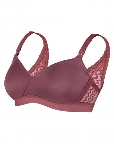 Maternity and nursing bra Serena Prune, Cache Coeur