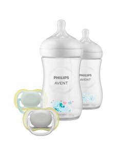 Pudeles ar knupīšiem Philips Avent Responsive SCD837/11, 0 mēn+