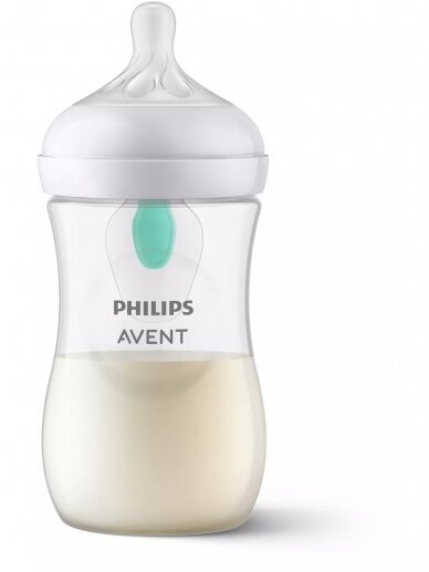 Baby Bottle with Airfree vent, 260ml, 1m+, by Philips AVENT 2