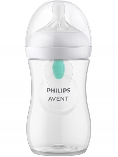 Baby Bottle with Airfree vent, 260ml, 1m+, by Philips AVENT 1