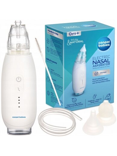 CANPOL BABIES elektriskais deguna aspirators, Easy Natural, 9/319 1