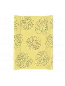 CebaBaby Comfort pārtinamā virsma, Monstera Mustard, īsa, cieta 70 cm W-203-002-260