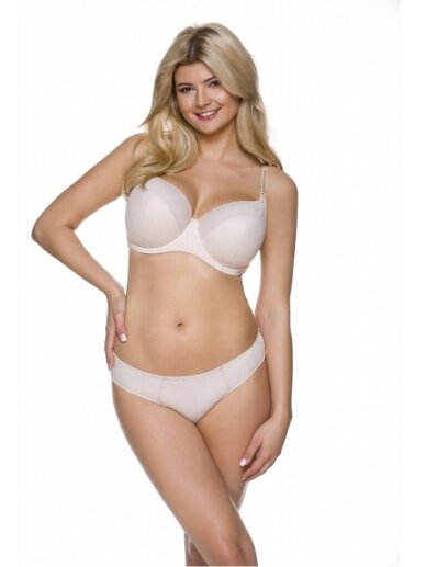 Plus size nursing bra by Lupoline (beige)