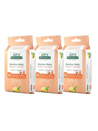 Bamboo Baby Pacifier & Toy Wipes 6