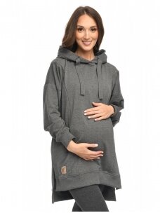 Hoodie for pregnant women "Aurellia" Graphite by Mija