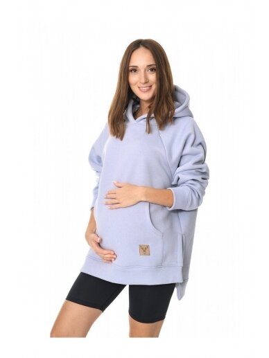 Maternity sweatshirt 2in1 Stella Light Blue, Mija