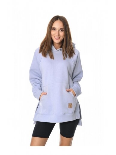 Maternity sweatshirt 2in1 Stella Light Blue, Mija 2