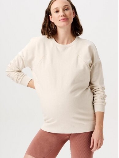 Maternity Jumper Lesy by Noppies Oatmeal 5