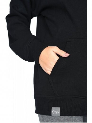 Hoodie for pregnant women "Molly" Black by Mija (black) 2