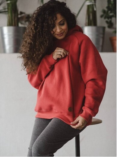 Maternity Jumper  MOTHERHOOD, Milk&Love (Red) 1