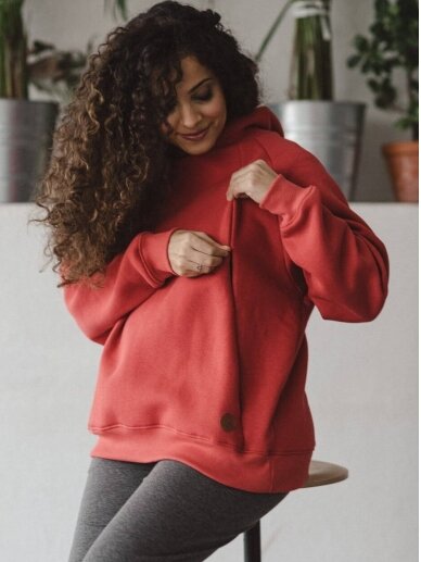 Maternity Jumper  MOTHERHOOD, Milk&Love (Red) 10