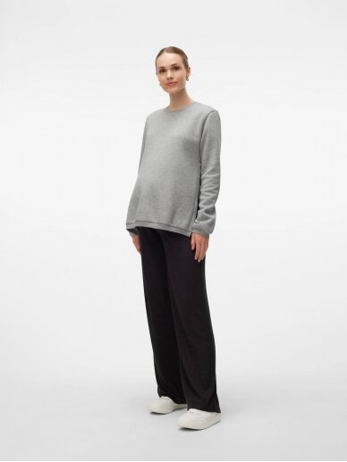 Maternity Jumper MLKATHRIN, Mama;licious (Grey) 4