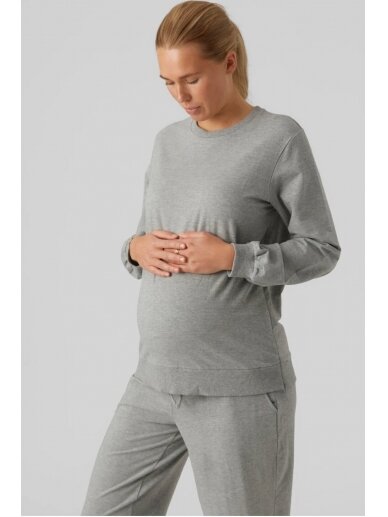 Maternity Jumper, Mama;licious (Grey) 1