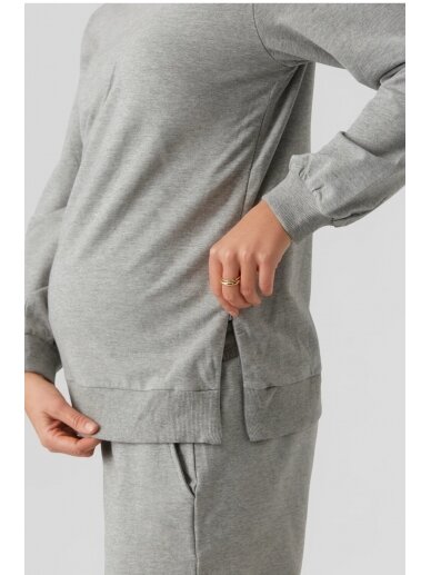 Maternity Jumper, Mama;licious (Grey) 2