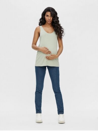 Mlsavanna slim fit maternity jeans by Mama;licious (blue) 4