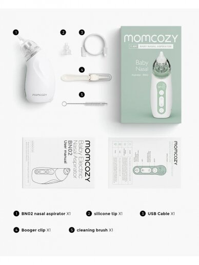 Elektriskais deguna aspirators, Momcozy 1