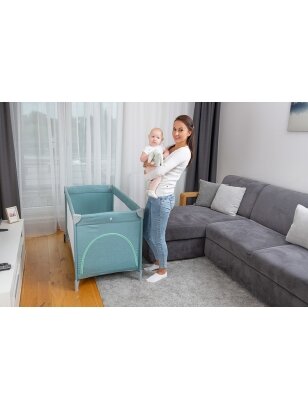 Caretero TRAVEL COT BASIC PLUS GREY