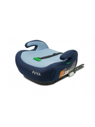 Caratero autokrēsliņš - paaugstinājums Puma Isofix-I-Size, 125-150 cm, navy