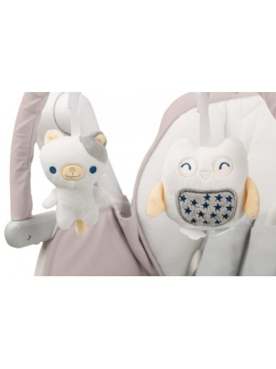 Barošanas krēsls- šūpoles Caretero Indigo, beige 6