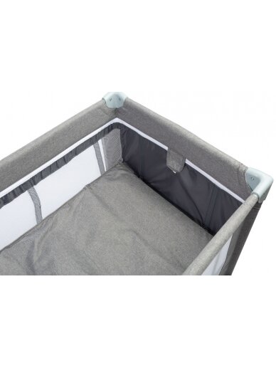 Caretero TRAVEL COT BASIC PLUS GREY 20