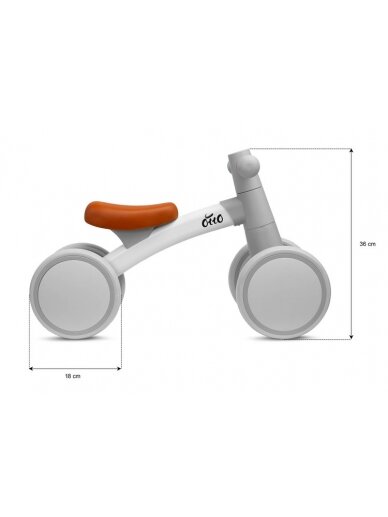 Toyz Otto Zils līdzsvara velosipēds 11