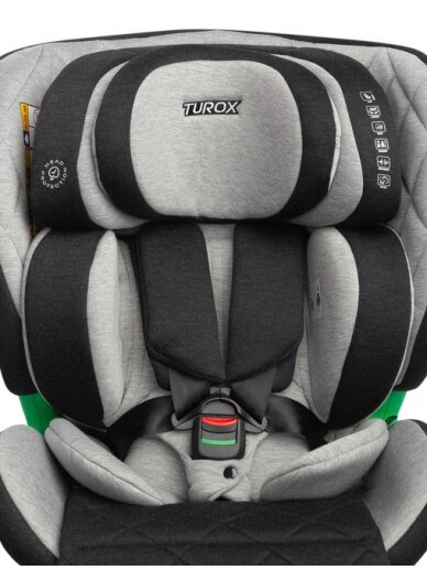 Autokrēsliņš Caretero Turox I-Size, 0-18 mēn, Grey 16