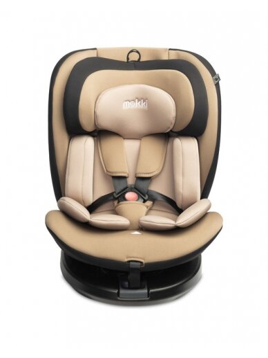 Autokrēsliņš Caretero Mokki I-Size, 0-36 kg, beige 6