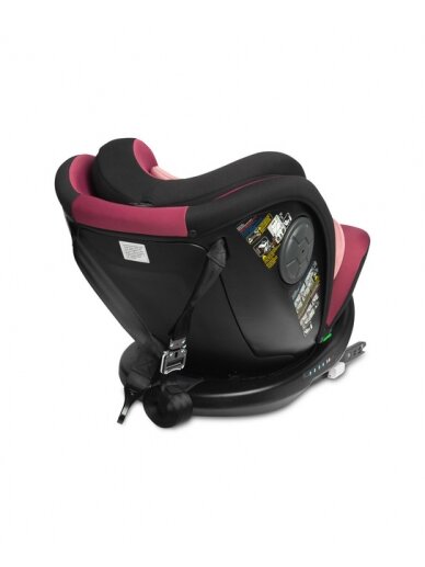 Autokrēsliņš Caretero Mokki I-Size, 0-36 kg, Dirty pink 3