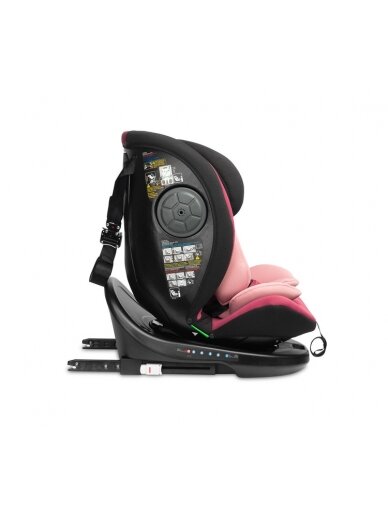 Autokrēsliņš Caretero Mokki I-Size, 0-36 kg, Dirty pink 12