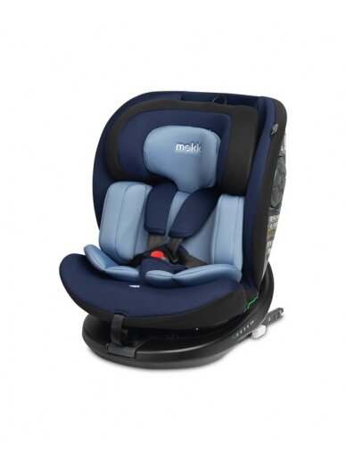 Autokrēsliņš Caretero Mokki I-Size, 0-36 kg, navy 4