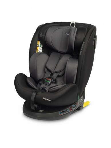 Autokrēsliņš Caretero Commo I-Size, 0-36 kg, graphite 1